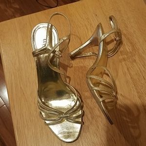 Charles David Gold Sandals